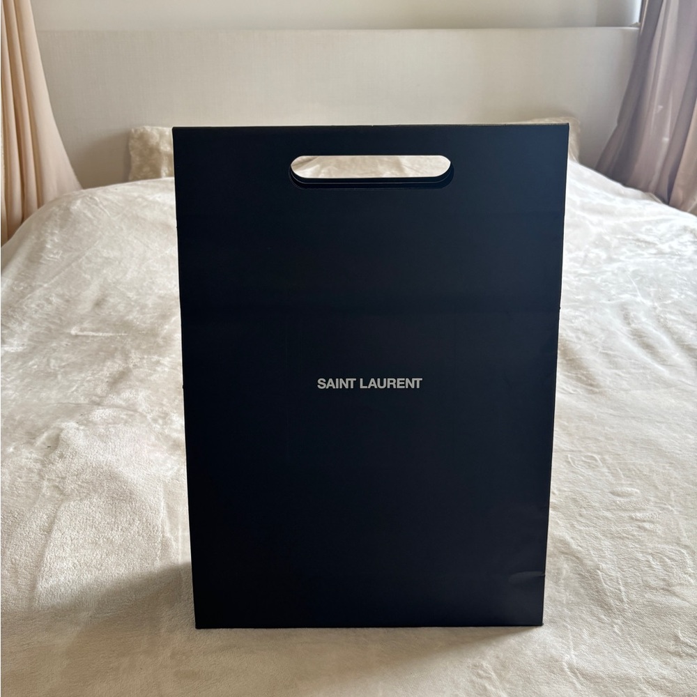 Saint Laurent Paper Black Tote